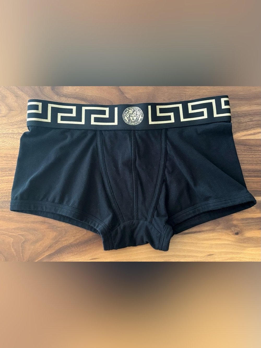 New Versace Greca Medusa Boxer Briefs Black | Made in Italy | IT 3